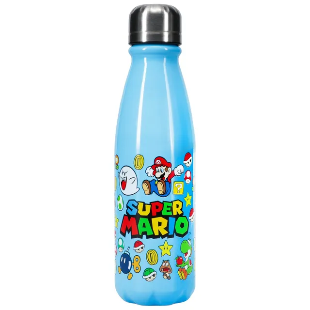 super-mario-aluminium-trinkflasche-550-ml-nintendo-robust image 1