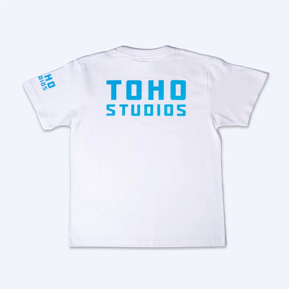 godzilla-toho-studios-original-t-shirt-wei-blau-baumwolle image 1