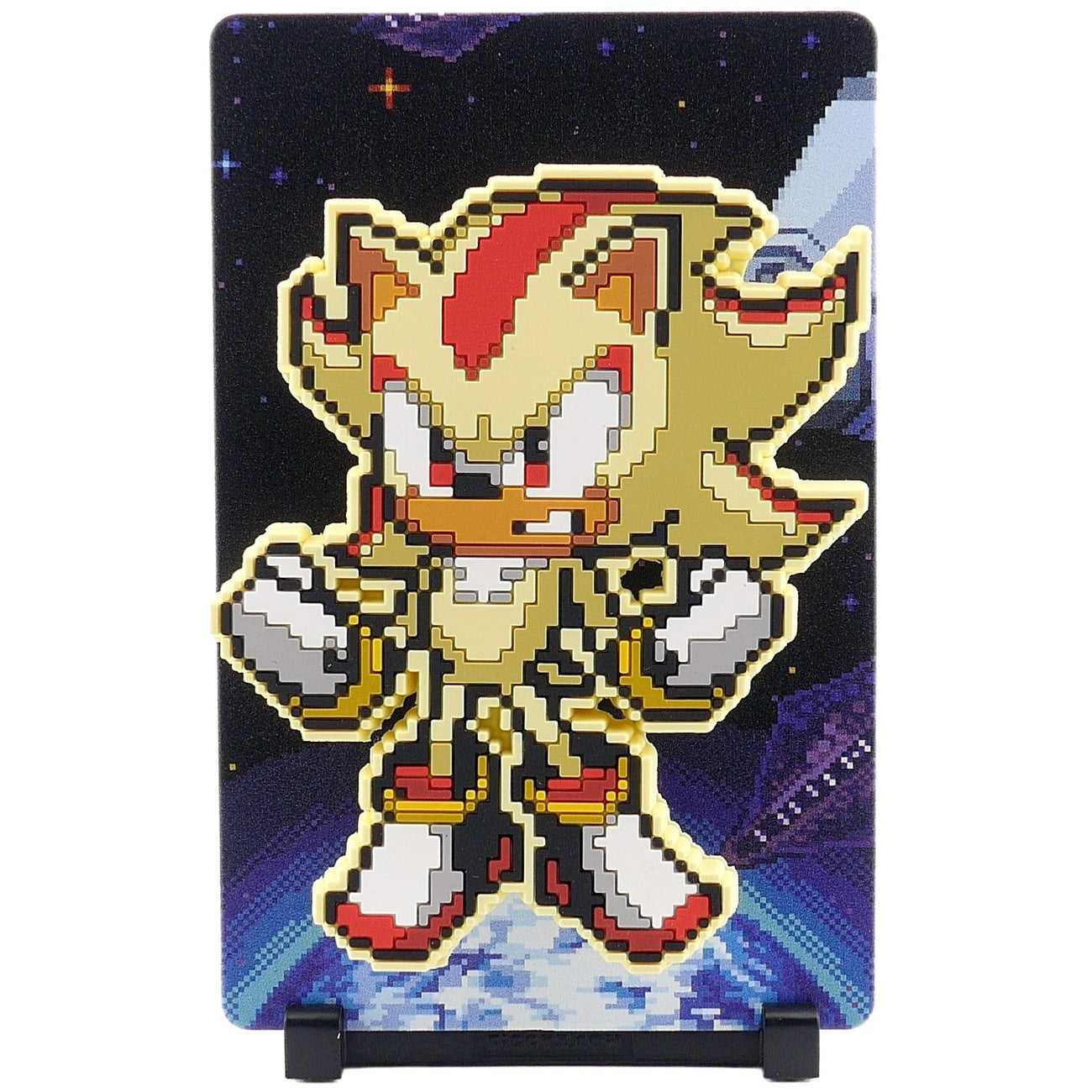 sonic-figgyz-super-shadow-magnetfigur-pixel-art image 1