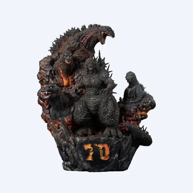 godzilla-collectibles-five-legacies-statue-full-color-resin-40-cm image 1