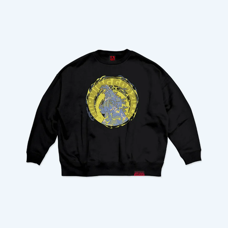 godzilla-vs-destoroyah-30th-sweatshirt-burning-godzilla-l image 1