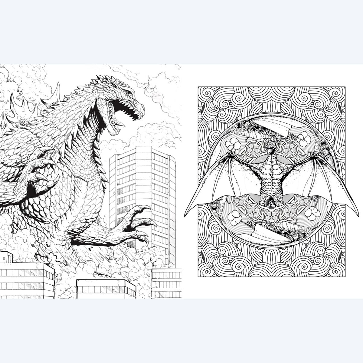 godzilla-the-official-coloring-book-malbuch-64-seiten image 2