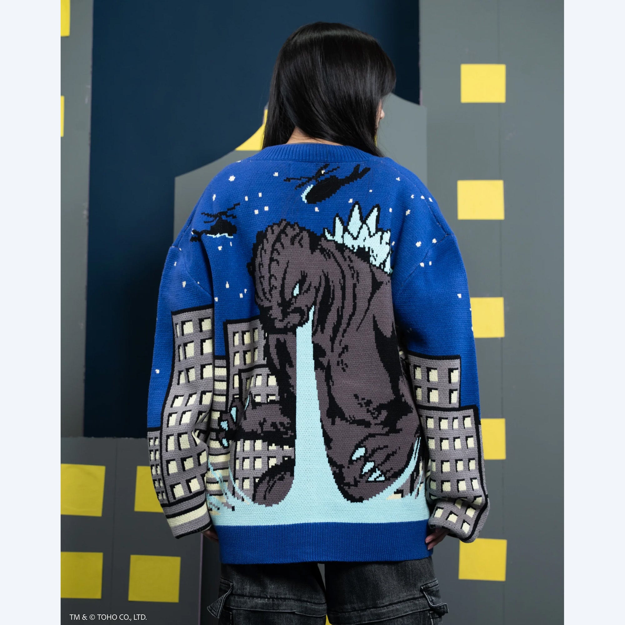 godzilla-cityscape-cardigan-strickjacke-gr-e-m-l image 8