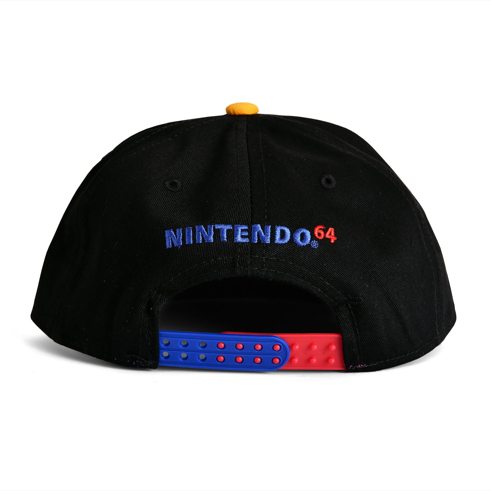 nintendo-n64-logo-snapback-cap-schwarz image 3