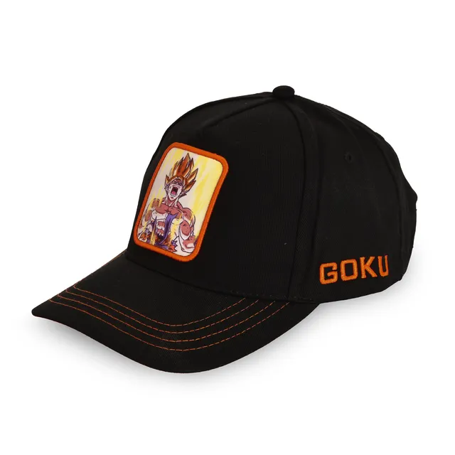 dragon-ball-z-super-saiyajin-basecap-schwarz-verstellbar-stick image 1