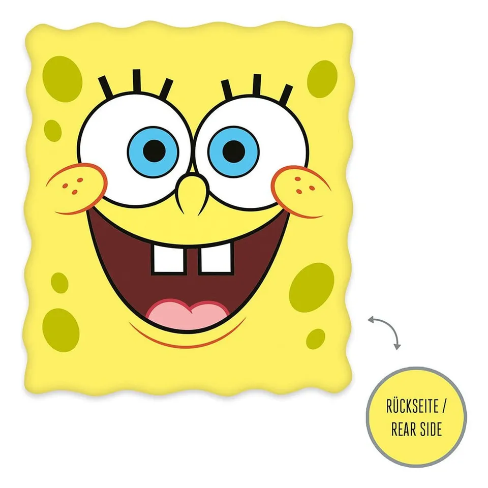 spongebob-head-dekokissen-27-x-31-cm-polyester image 1