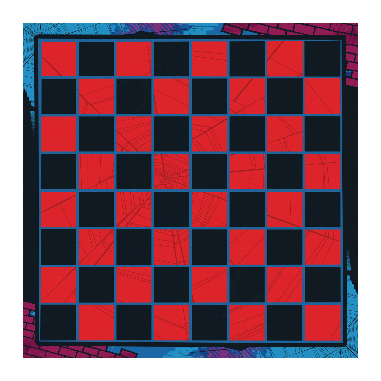 elbenwald-spider-man-checkers-dame-brettspiel image 4