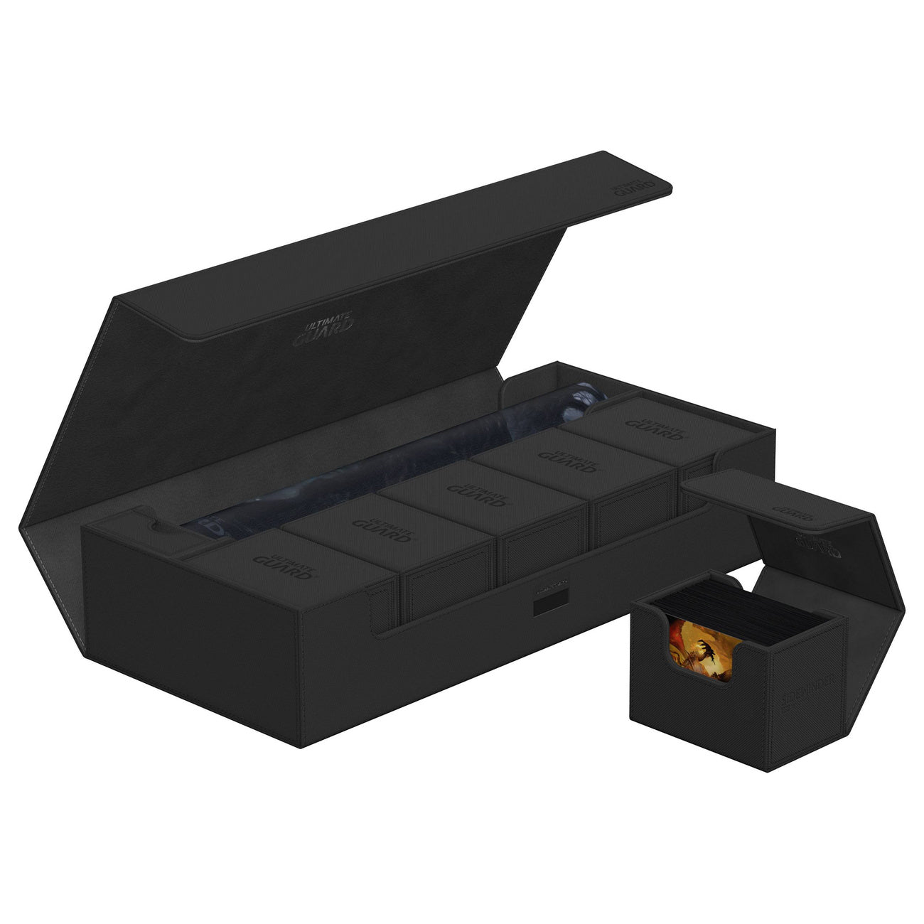 ultimate-guard-superhive-550-xenoskin-deckbox-schwarz image 7