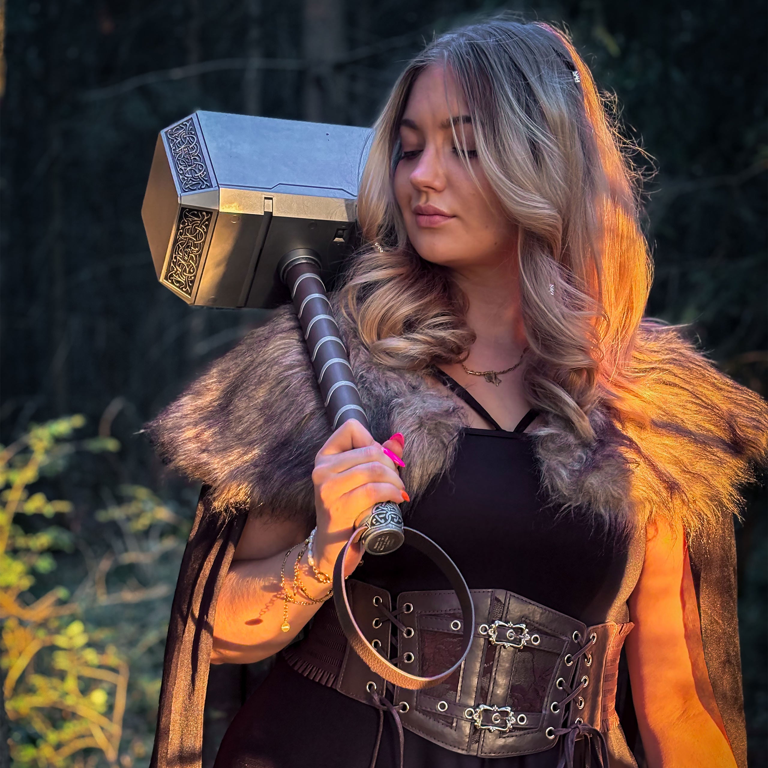 elbenwald-thor-hammer-mj-lnir-replik-mit-licht-und-sound image 3