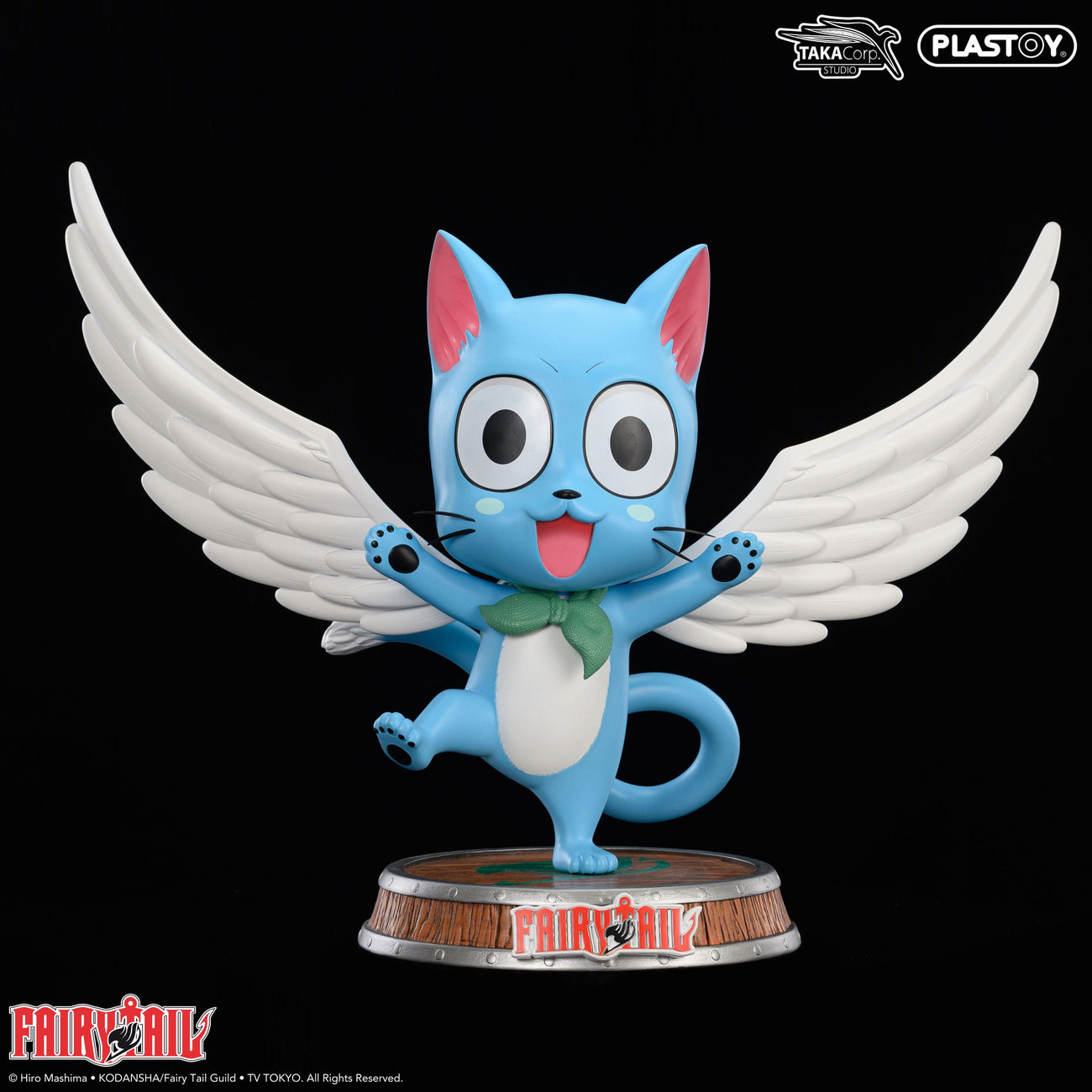 fairy-tail-happy-statue-50-cm-resin-figur-blaue-katze image 1