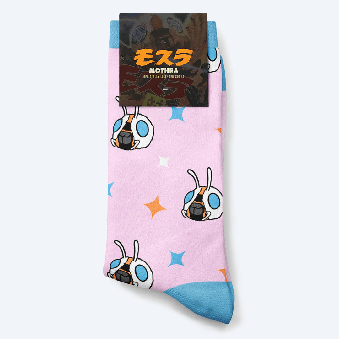 mothra-socken-pink-blau-baumwollmix-one-size image 2