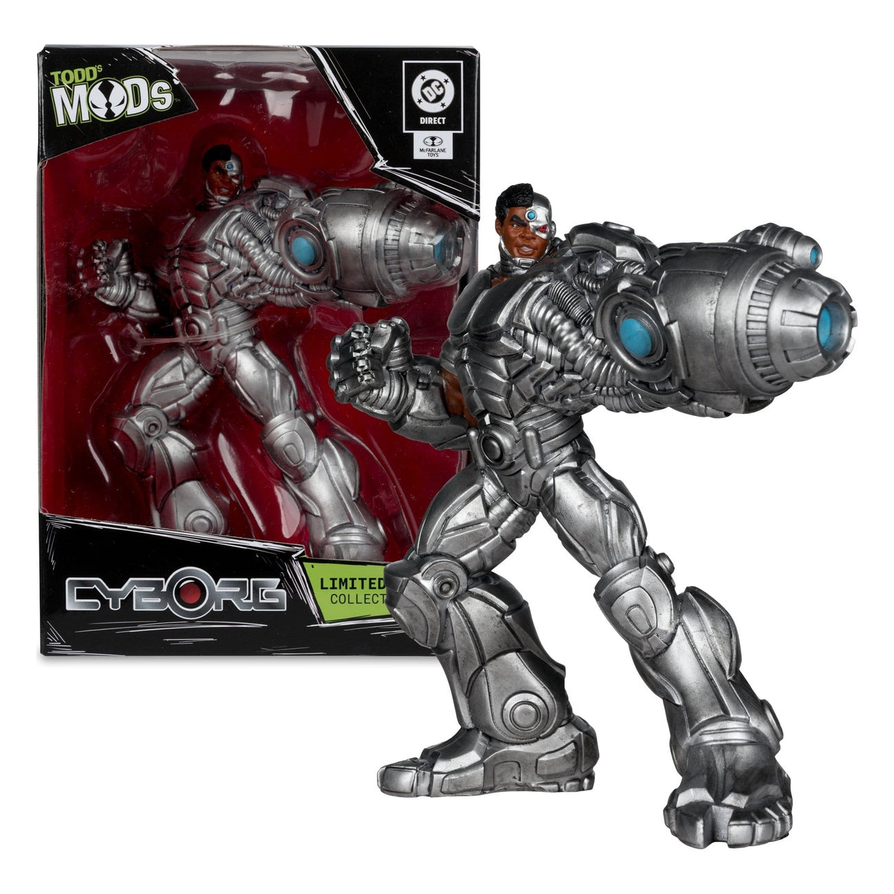 dc-direct-cyborg-collector-vinyl-statue-12-cm-mcfarlane image 3