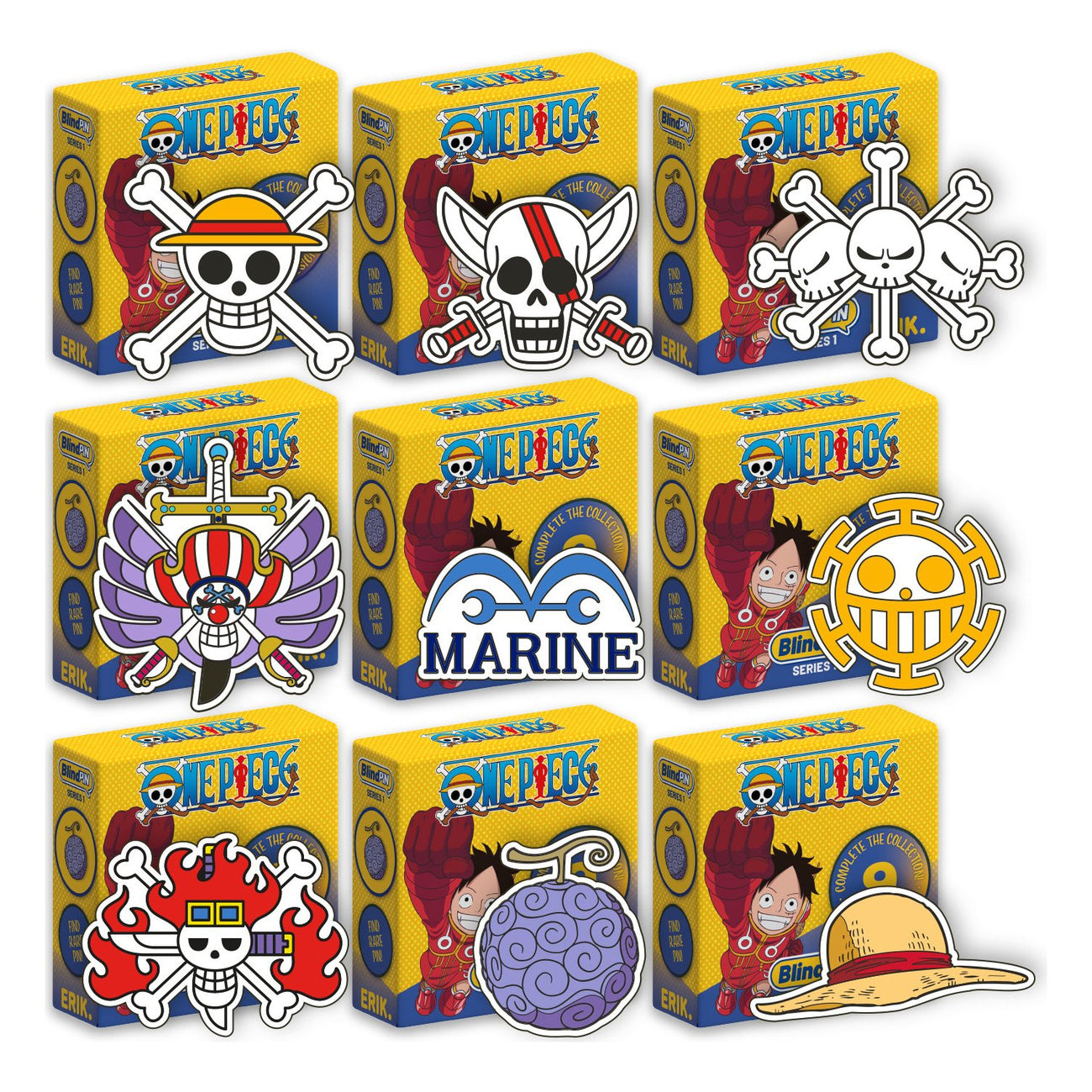 elbenwald-one-piece-mystery-pin-serie-1-anstecker-metall image 2