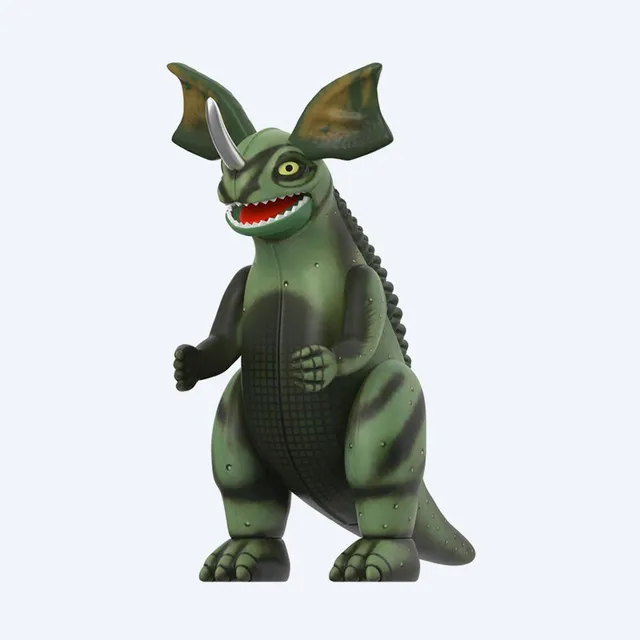 super7-baragon-marusan-retro-tin-reaction-figur-3-75-zoll-gr-n image 1