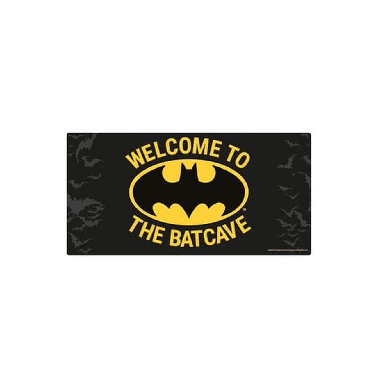 batman-welcome-to-the-batcave-blechschild-60x30-cm-metall image 1