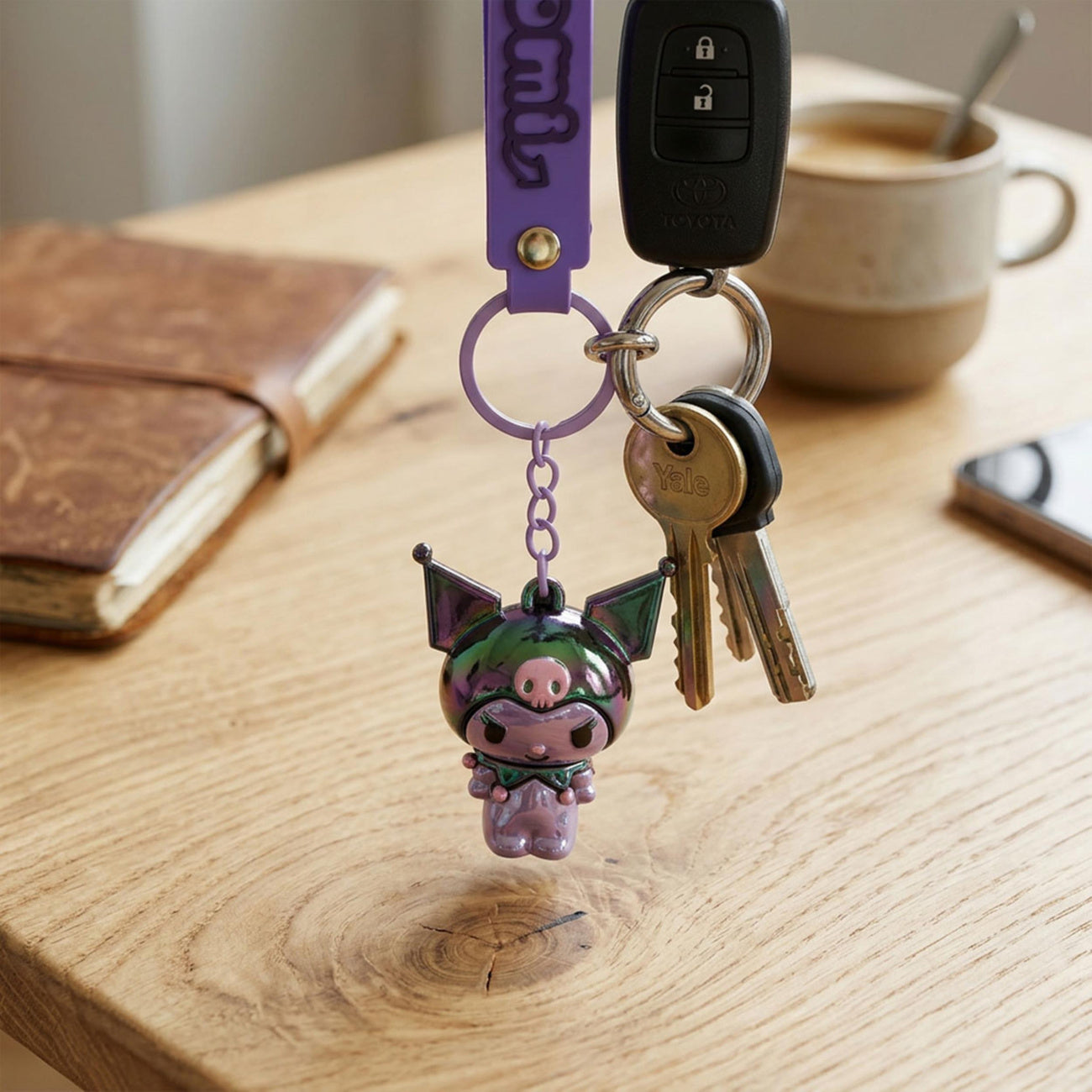 elbenwald-kuromi-schl-sselanh-nger-hello-kitty image 1