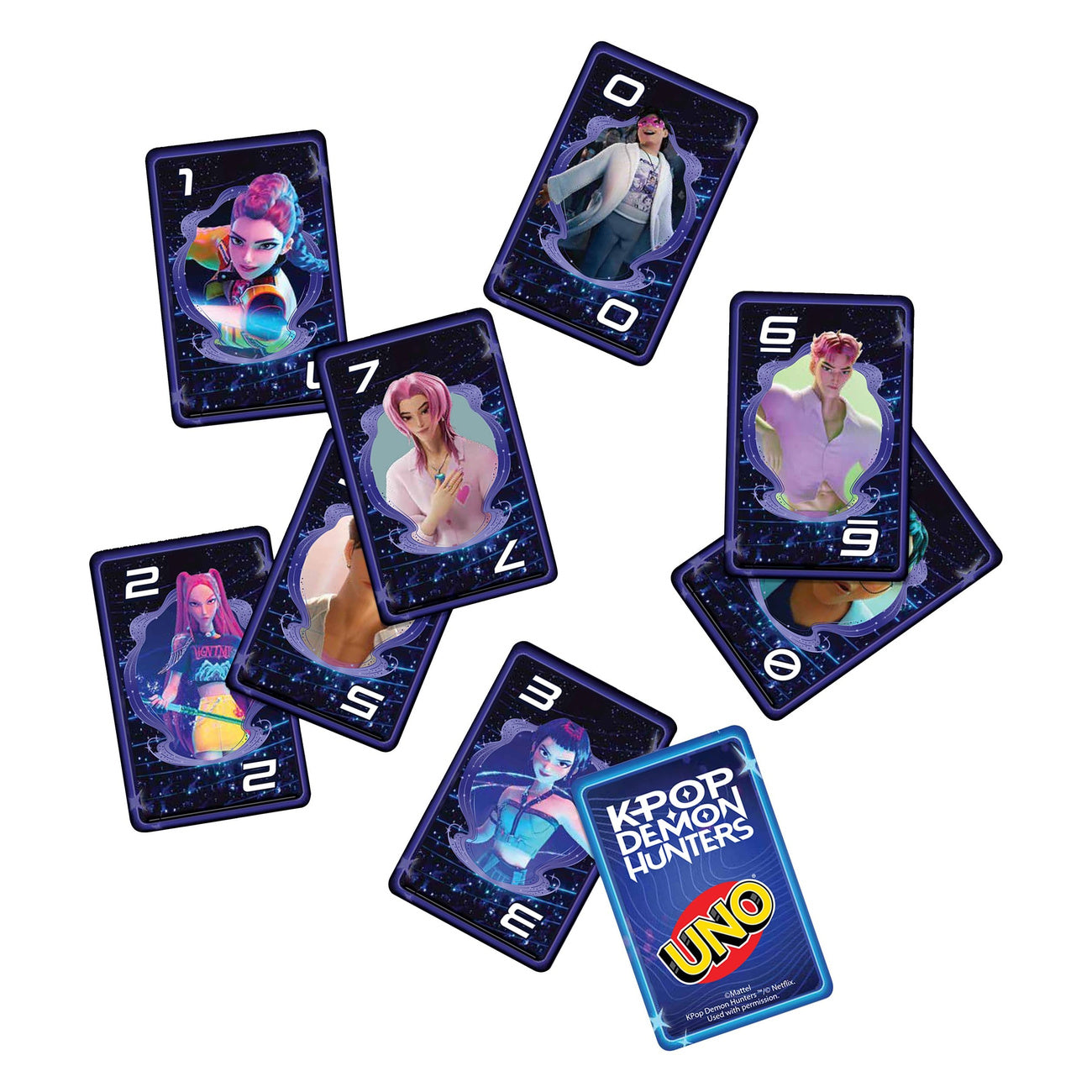 kpop-demon-hunters-uno-kartenspiel-goldener-honmoon image 8