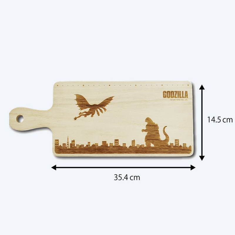 godzilla-home-wood-schneidebrett-holz-ghidorah-gravur image 2