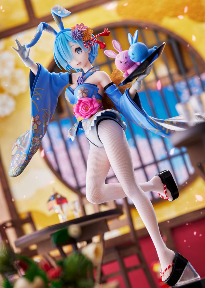 furyu-f-nex-rem-wa-bunny-1-7-figur-re-zero image 2