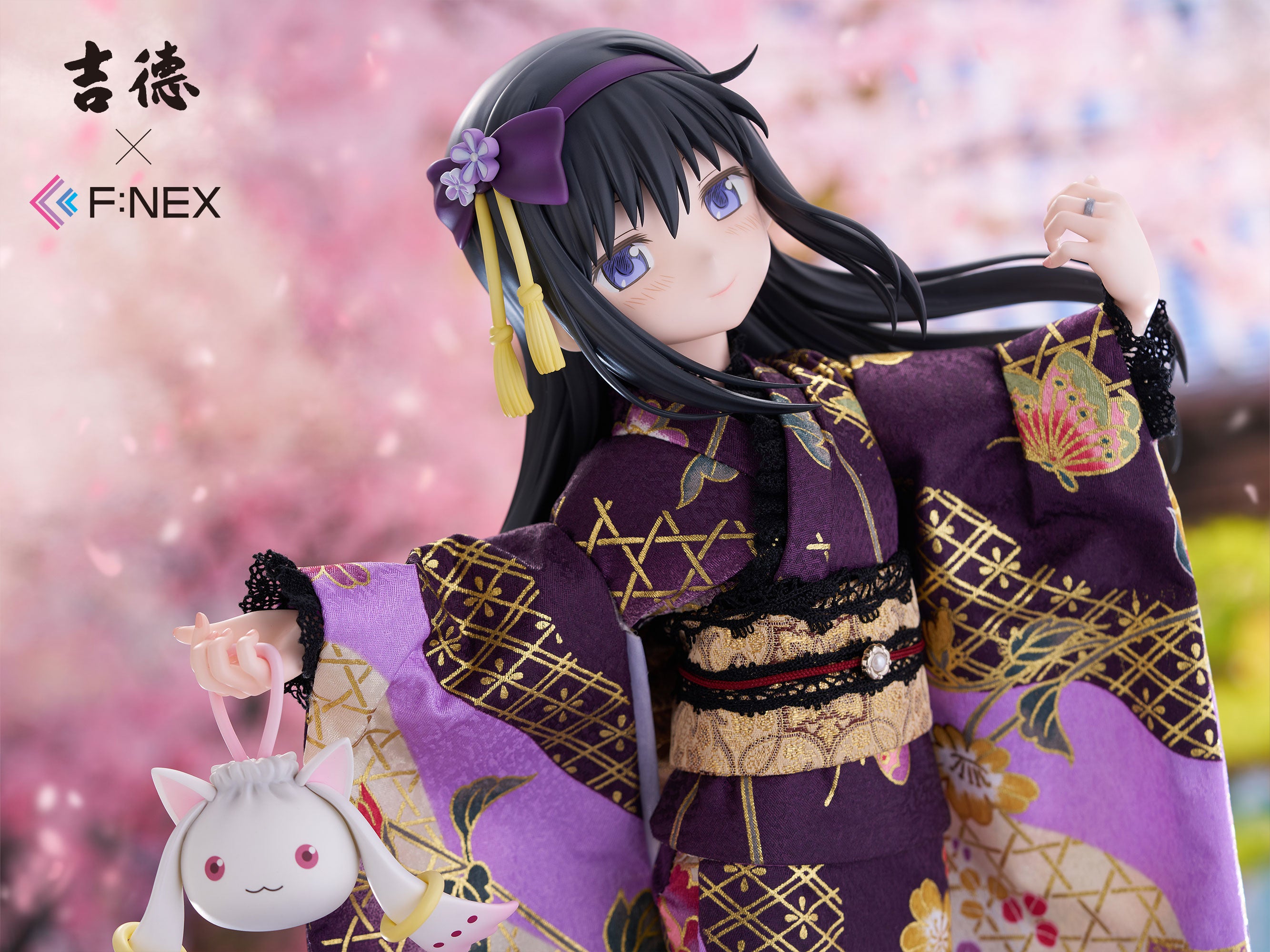 furyu-f-nex-homura-akemi-puppe-figur-1-4-kimono image 4