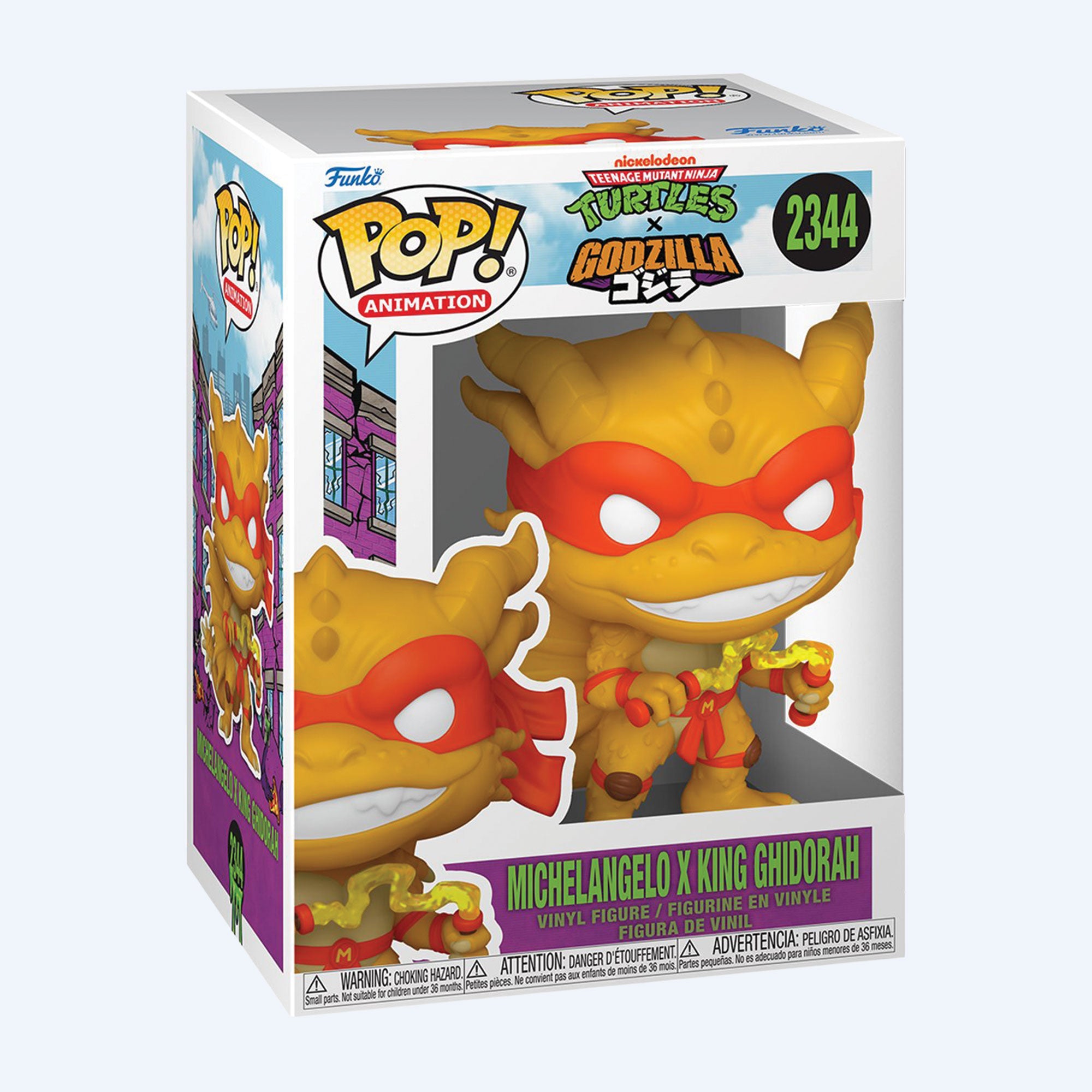 godzilla-x-turtles-funko-pop-michelangelo-ghidorah-figur image 2