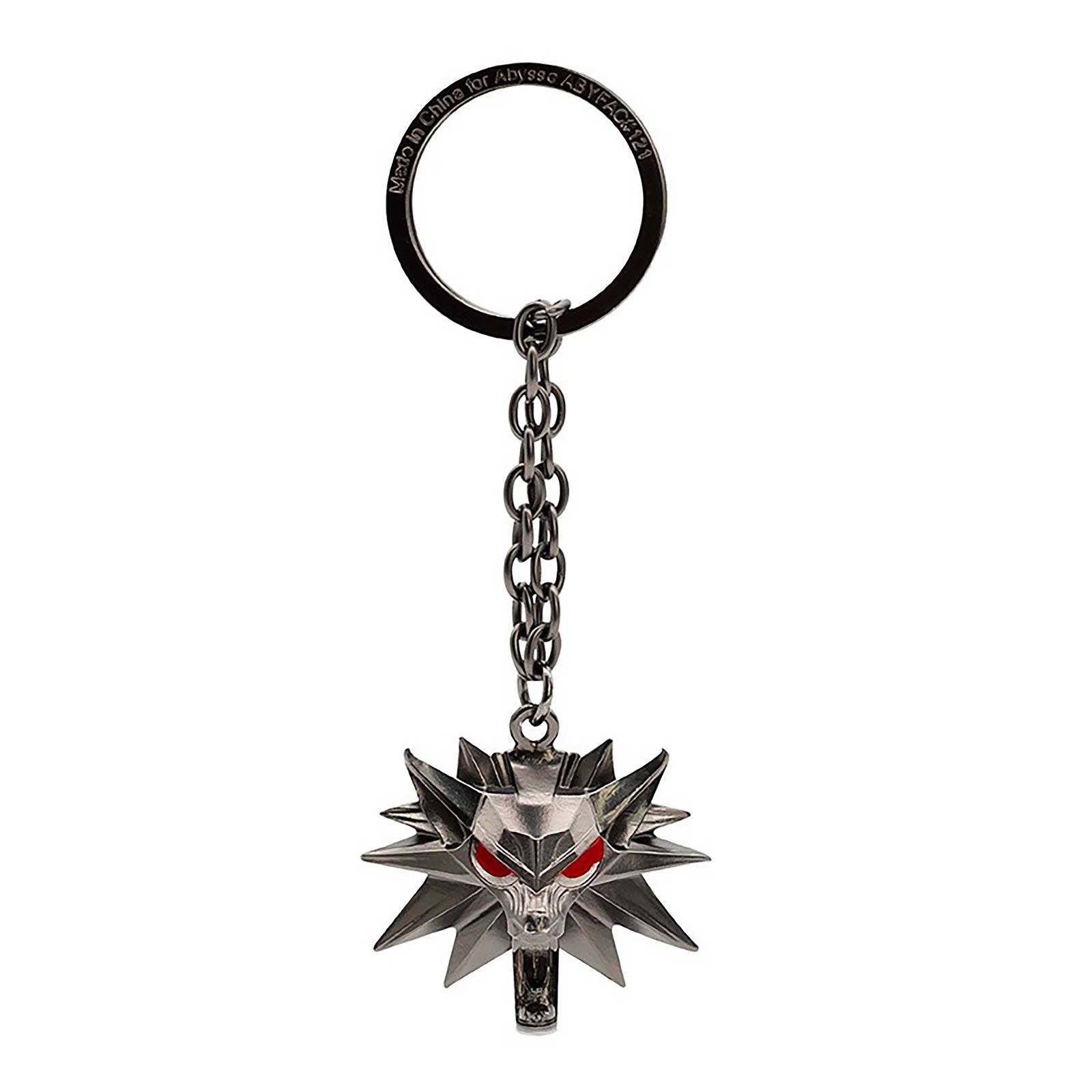 elbenwald-witcher-wolf-school-schl-sselanh-nger-metall image 1