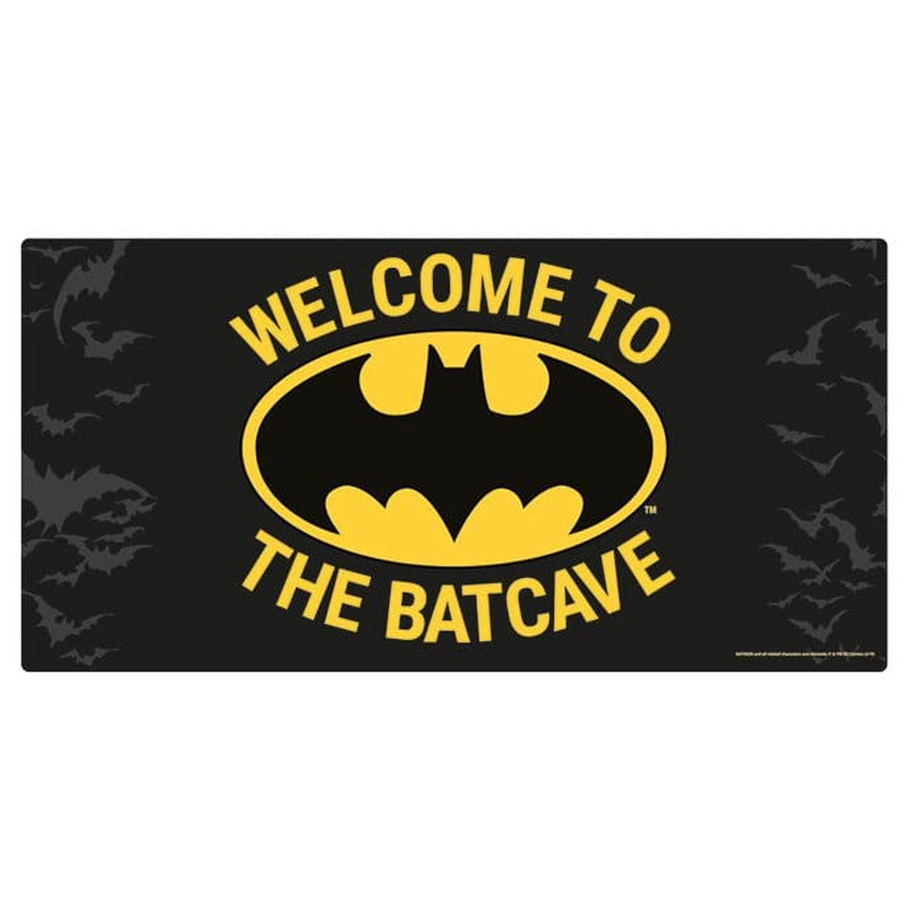batman-welcome-to-the-batcave-blechschild-60x30-cm-metall image 3