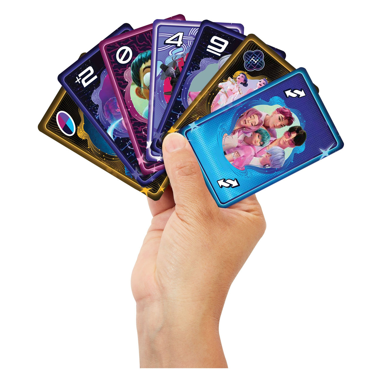 kpop-demon-hunters-uno-kartenspiel-goldener-honmoon image 4