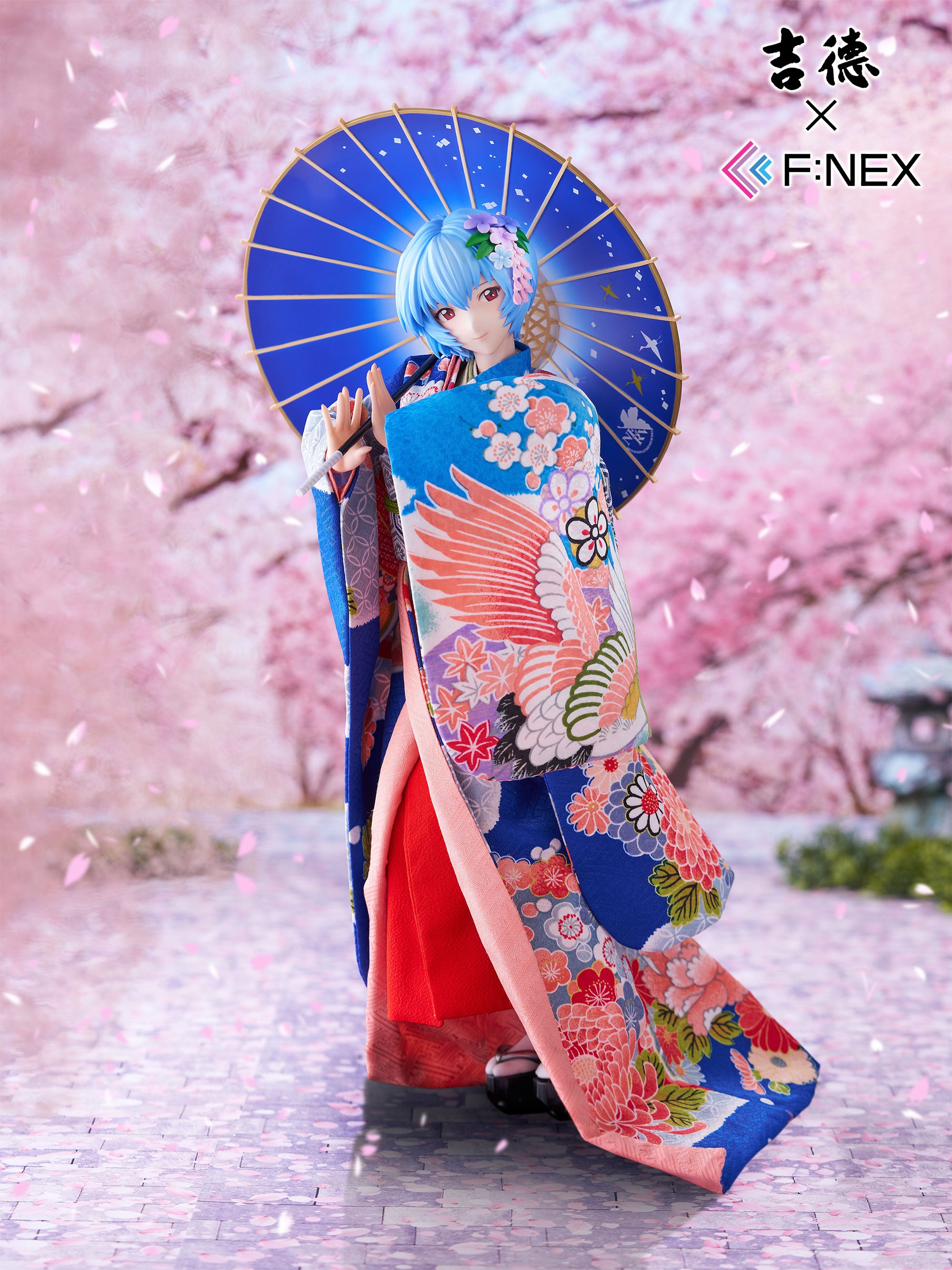 furyu-f-nex-ayanami-rei-puppe-1-4-japan-kimono image 1