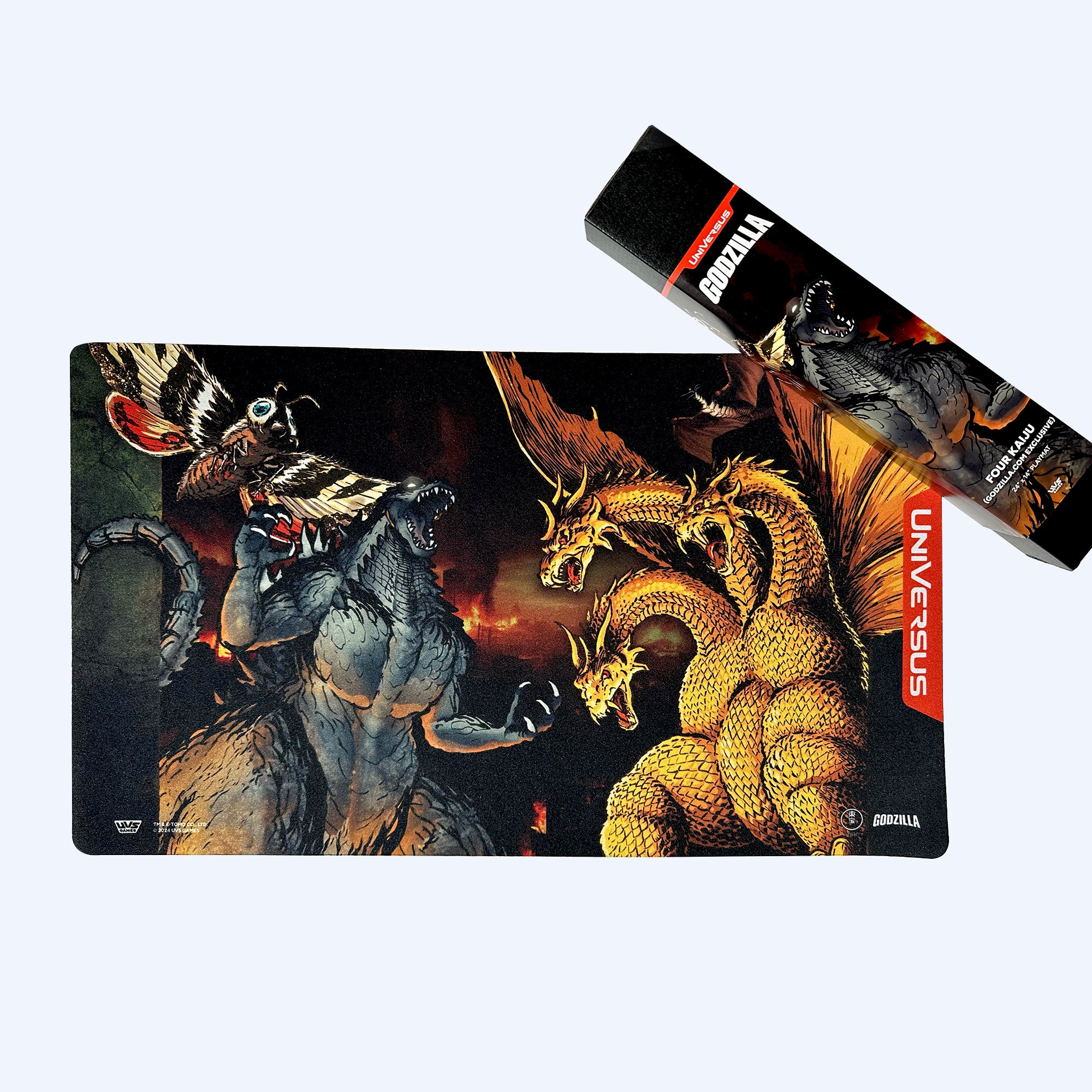 godzilla-home-games-four-kaiju-challenger-spielmatte-61x36cm image 2
