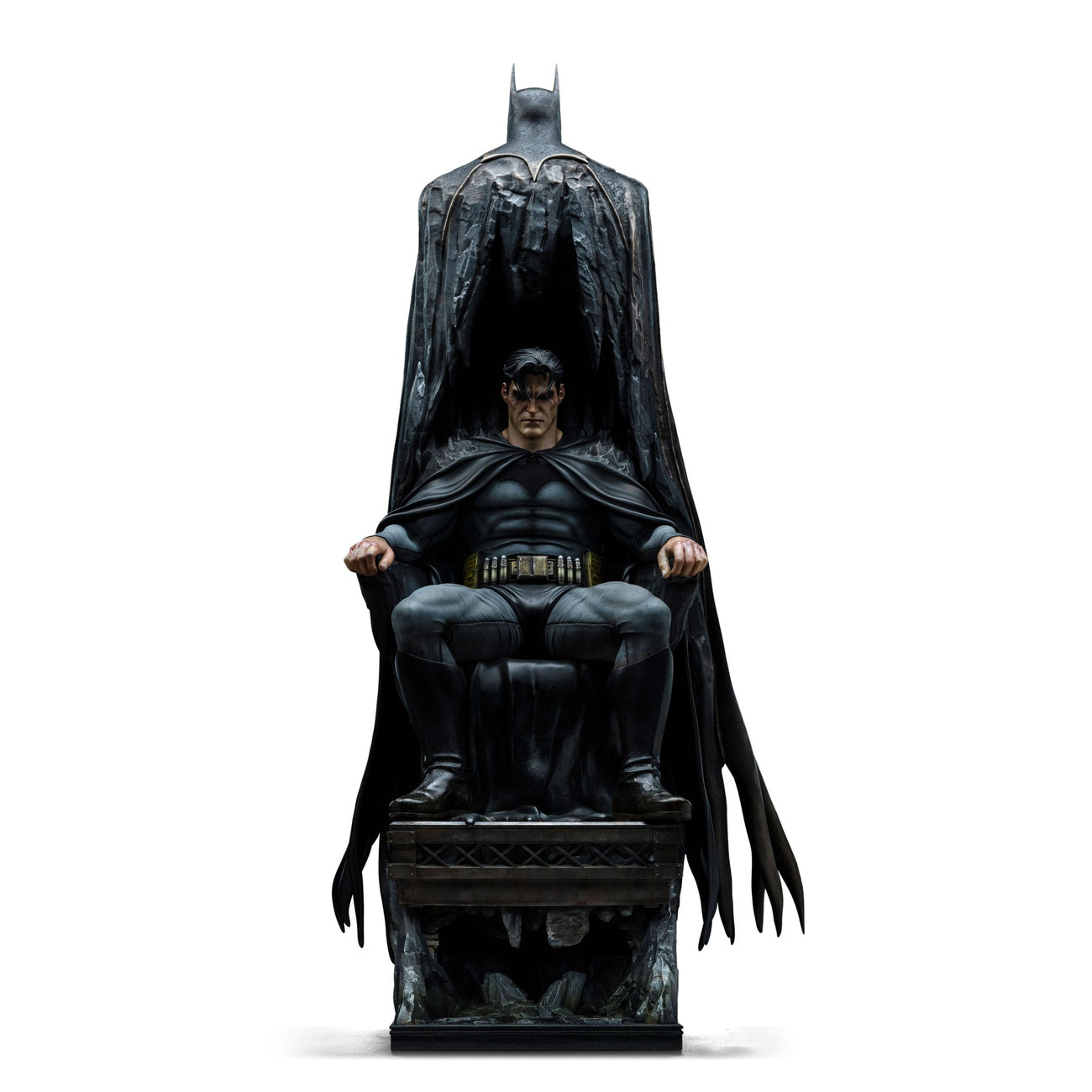 dc-comics-batman-and-bruce-wayne-statue-1-4-polystone image 1