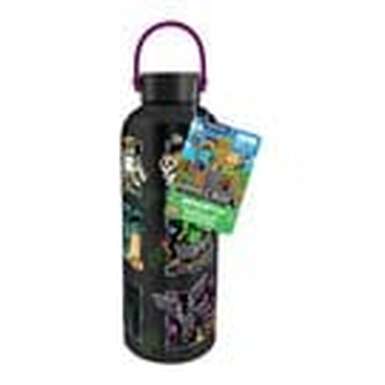 minecraft-maskottchen-metall-trinkflasche-mit-trageschlaufe image 2