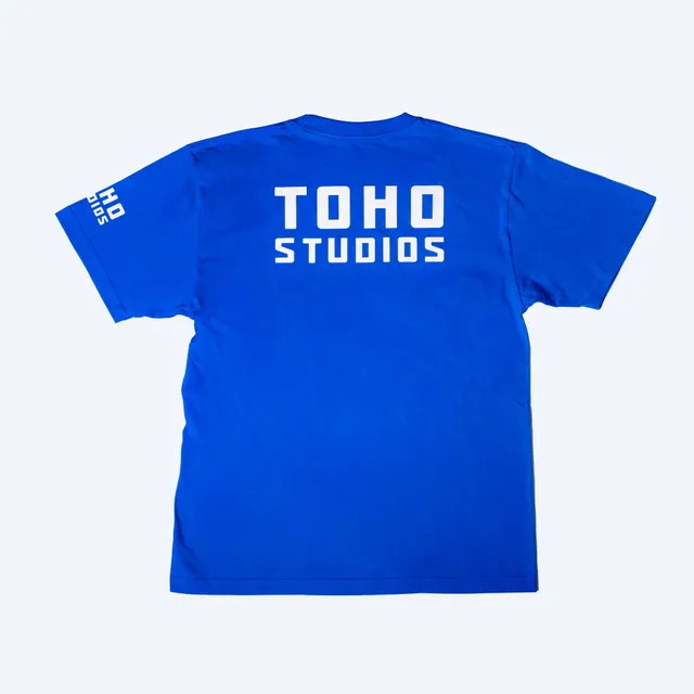 godzilla-toho-studios-t-shirt-royalblau-baumwolle-unisex image 1