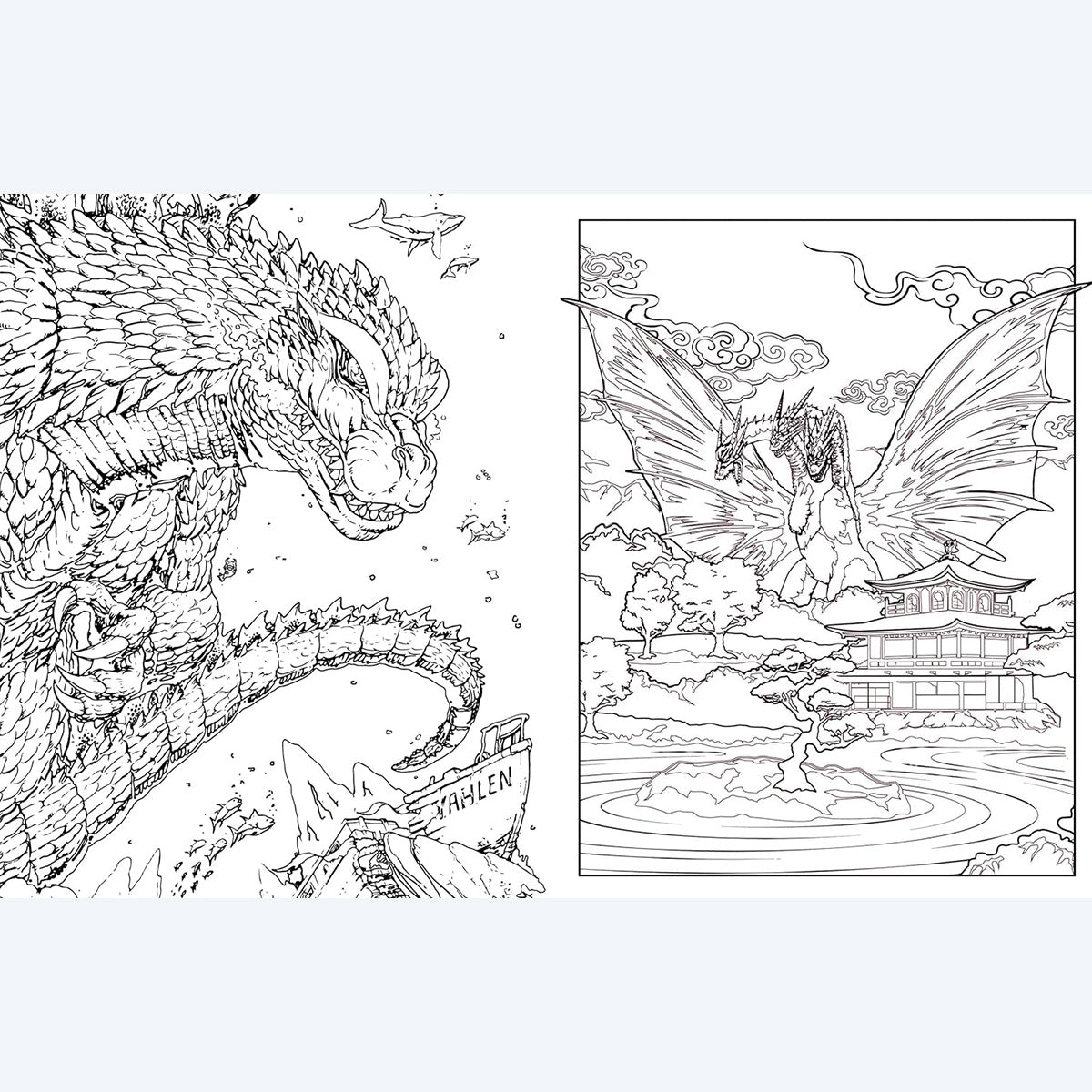 godzilla-the-official-coloring-book-malbuch-64-seiten image 4