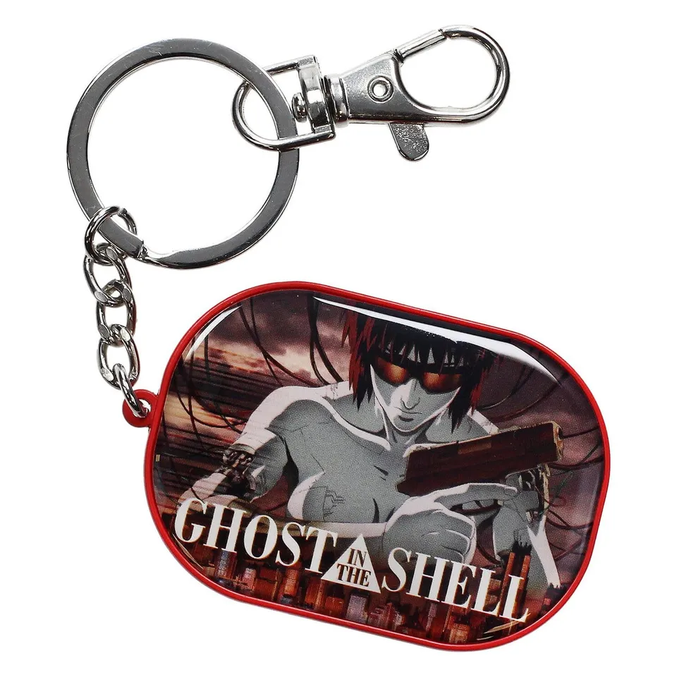 ghost-in-the-shell-metall-schl-sselanh-nger-bewaffnete image 1