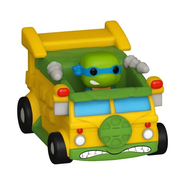 funko-pop-rides-leonardo-w-van-vinyl-figur-mit-party-wagon image 1