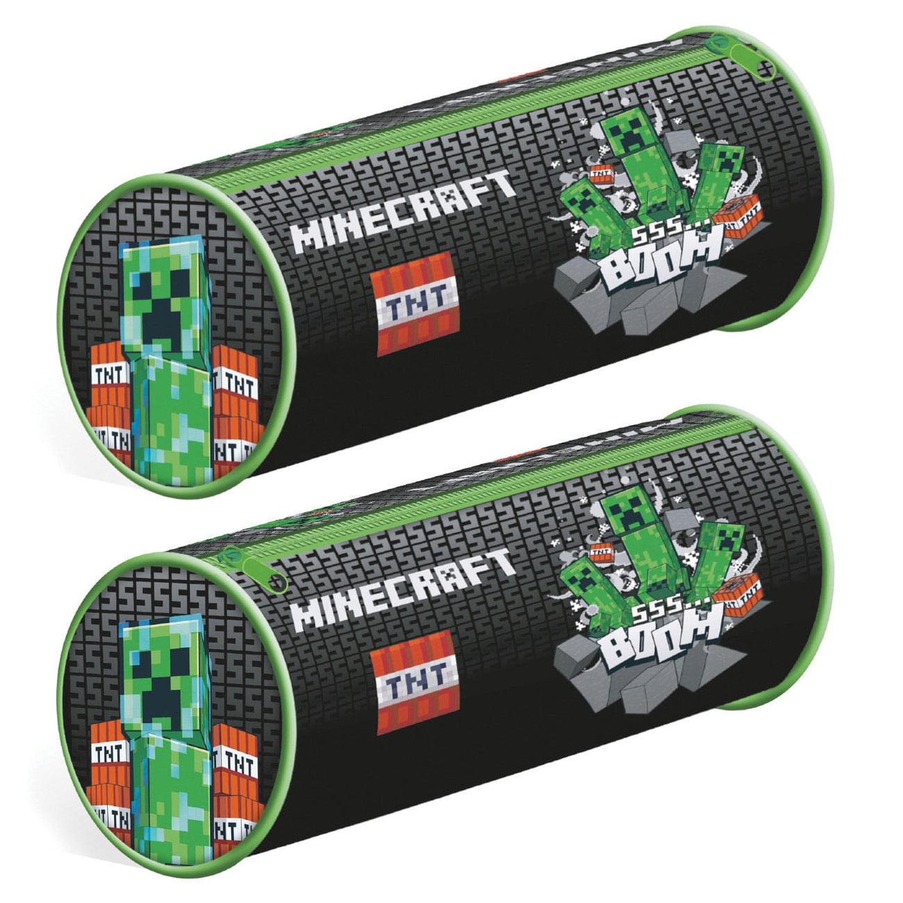 minecraft-stifte-etui-barrel-kunstleder-gaming-motiv image 1