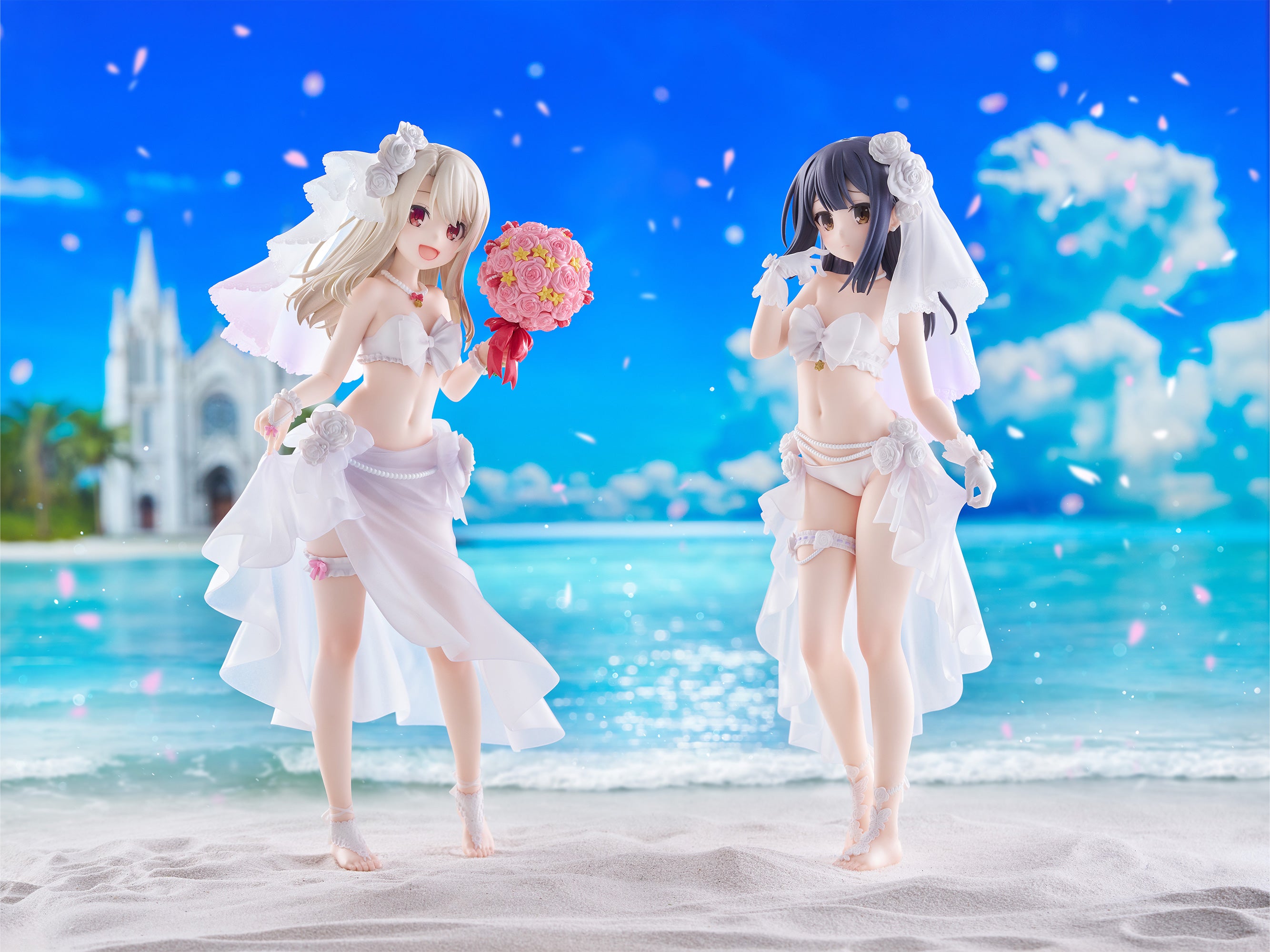 furyu-f-nex-illya-miyu-1-7-figur-wedding-set image 1