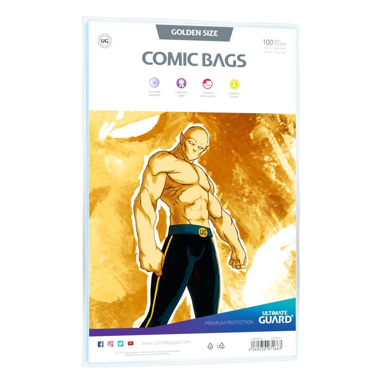 ultimate-guard-comic-bags-standard-golden-size-100-st-ck image 3