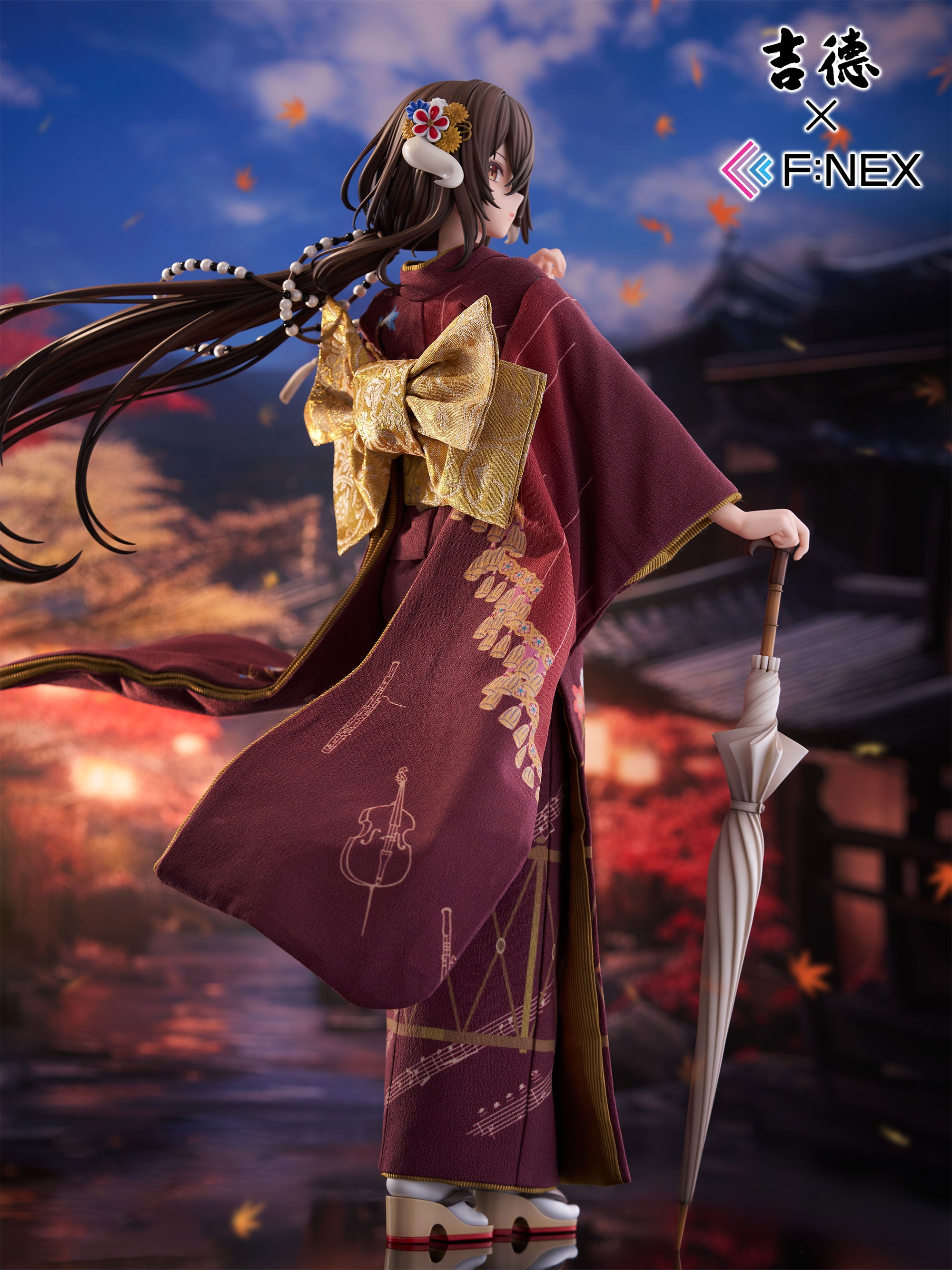 furyu-f-nex-mikasa-seika-komachi-puppe-figur-1-4-kimono image 2