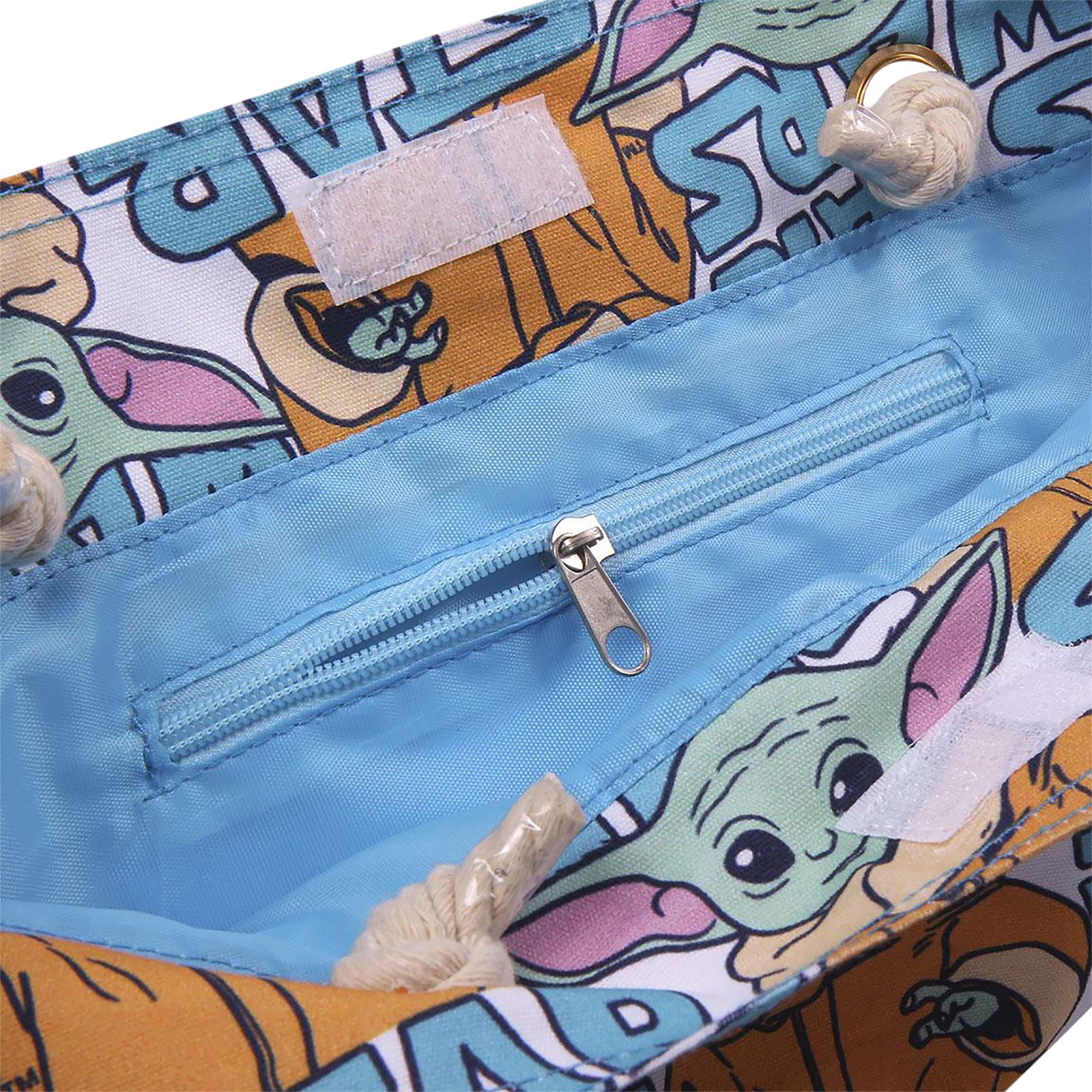 elbenwald-grogu-strandtasche-star-wars-mandalorian-shopper image 2
