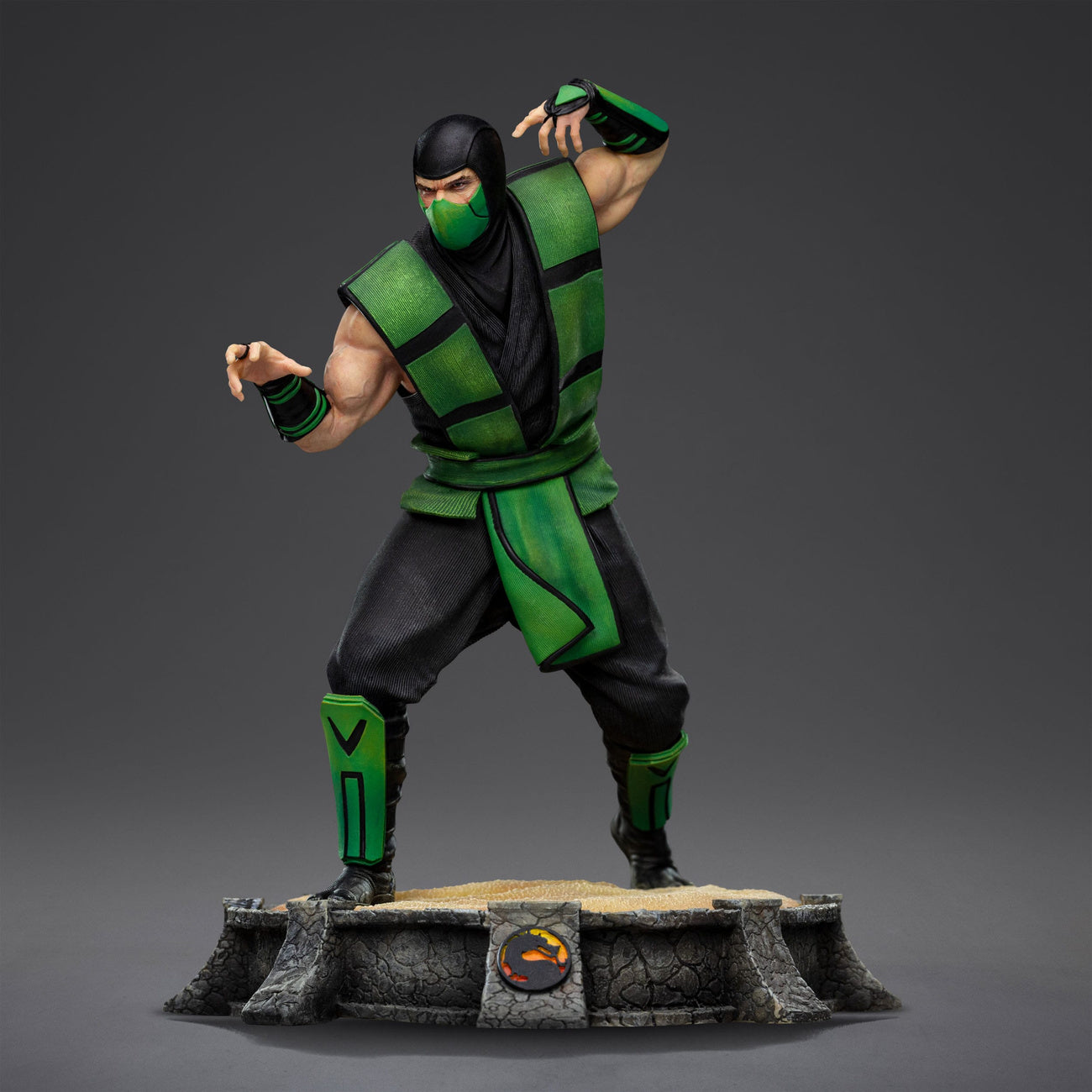 elbenwald-mortal-kombat-reptile-art-scale-statue-1-10-20cm image 2