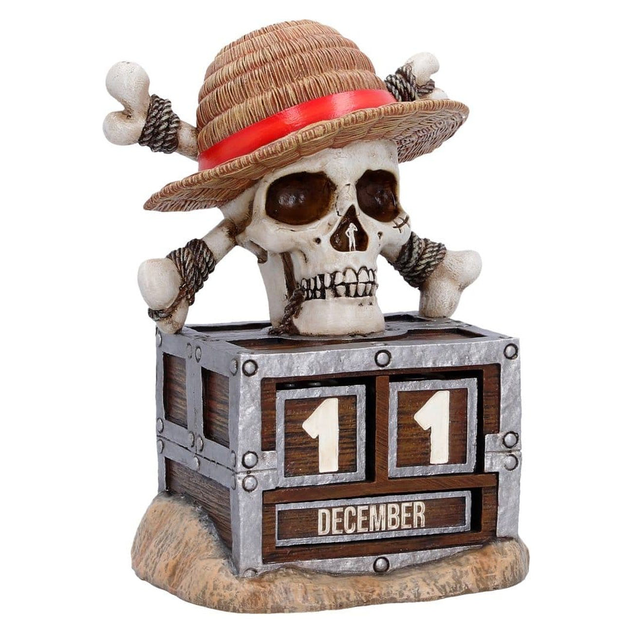 elbenwald-one-piece-ewiger-kalender-luffy-jolly-roger-16-cm image 2