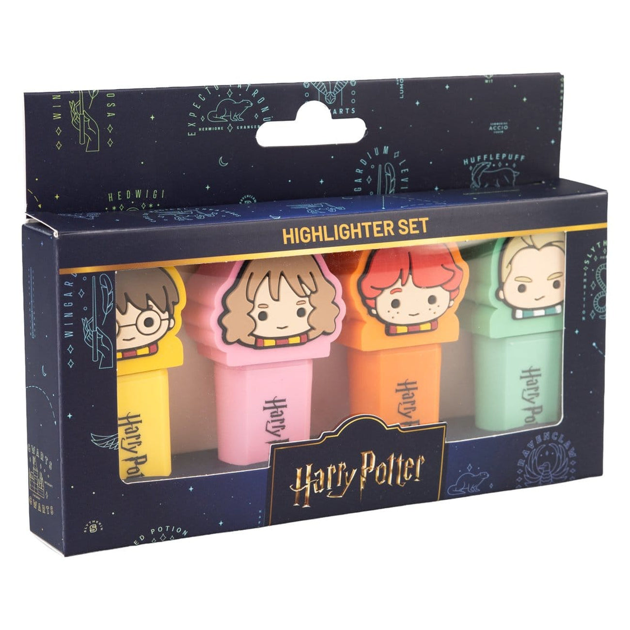 harry-potter-set-4-textmarker-mit-aufsatz-marker-4er-set-bunt image 7