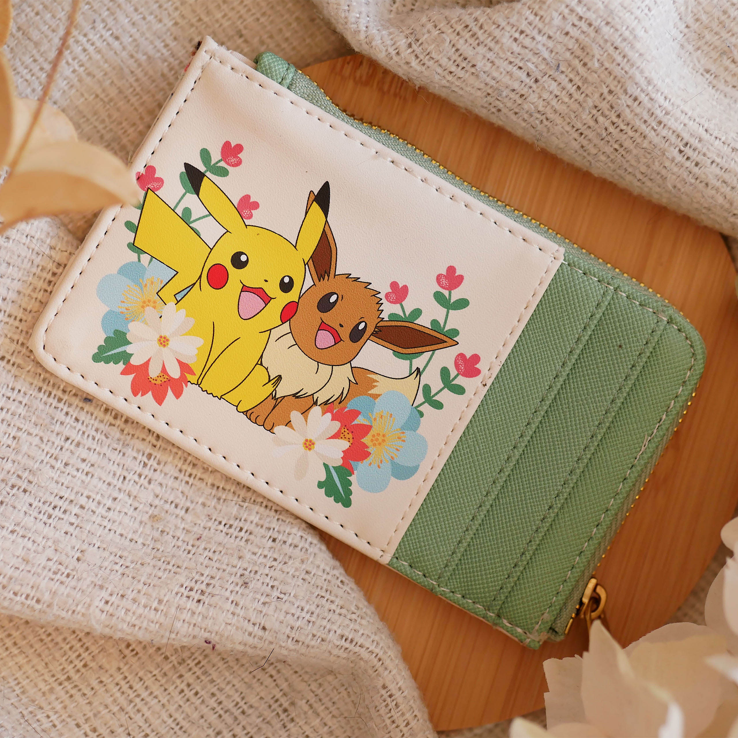 pok-mon-pikachu-und-evoli-floral-geldb-rse-13-cm image 2