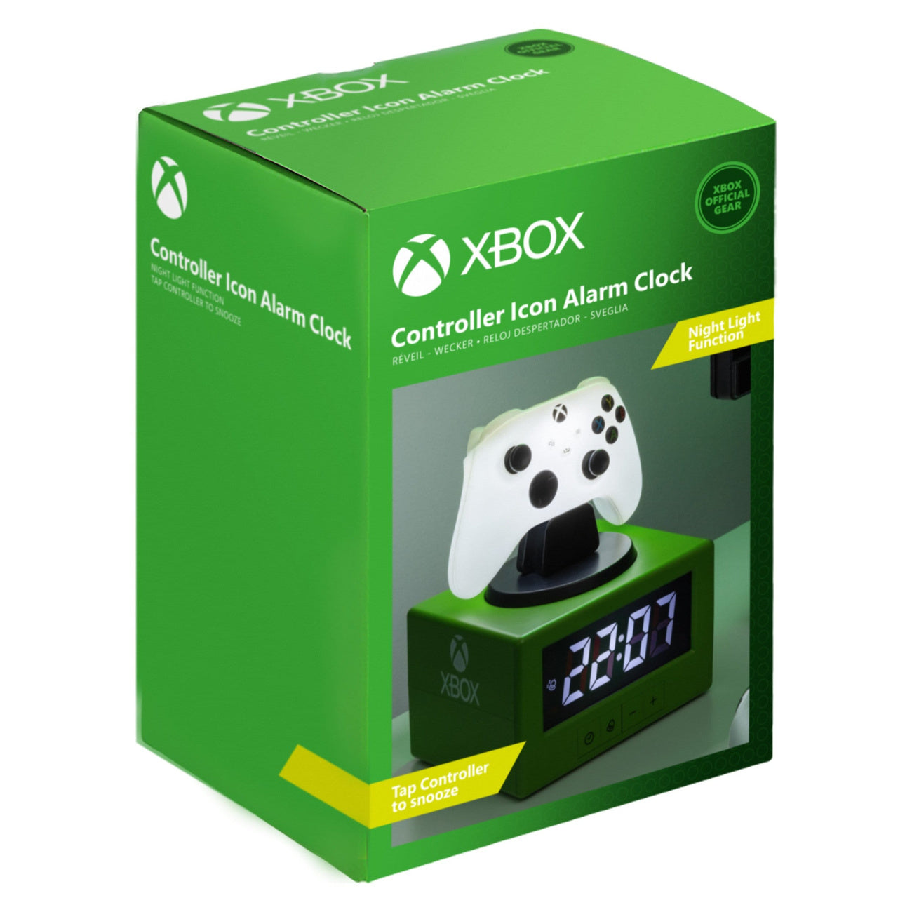 elbenwald-xbox-controller-icon-wecker-nachttisch-schwarz image 4