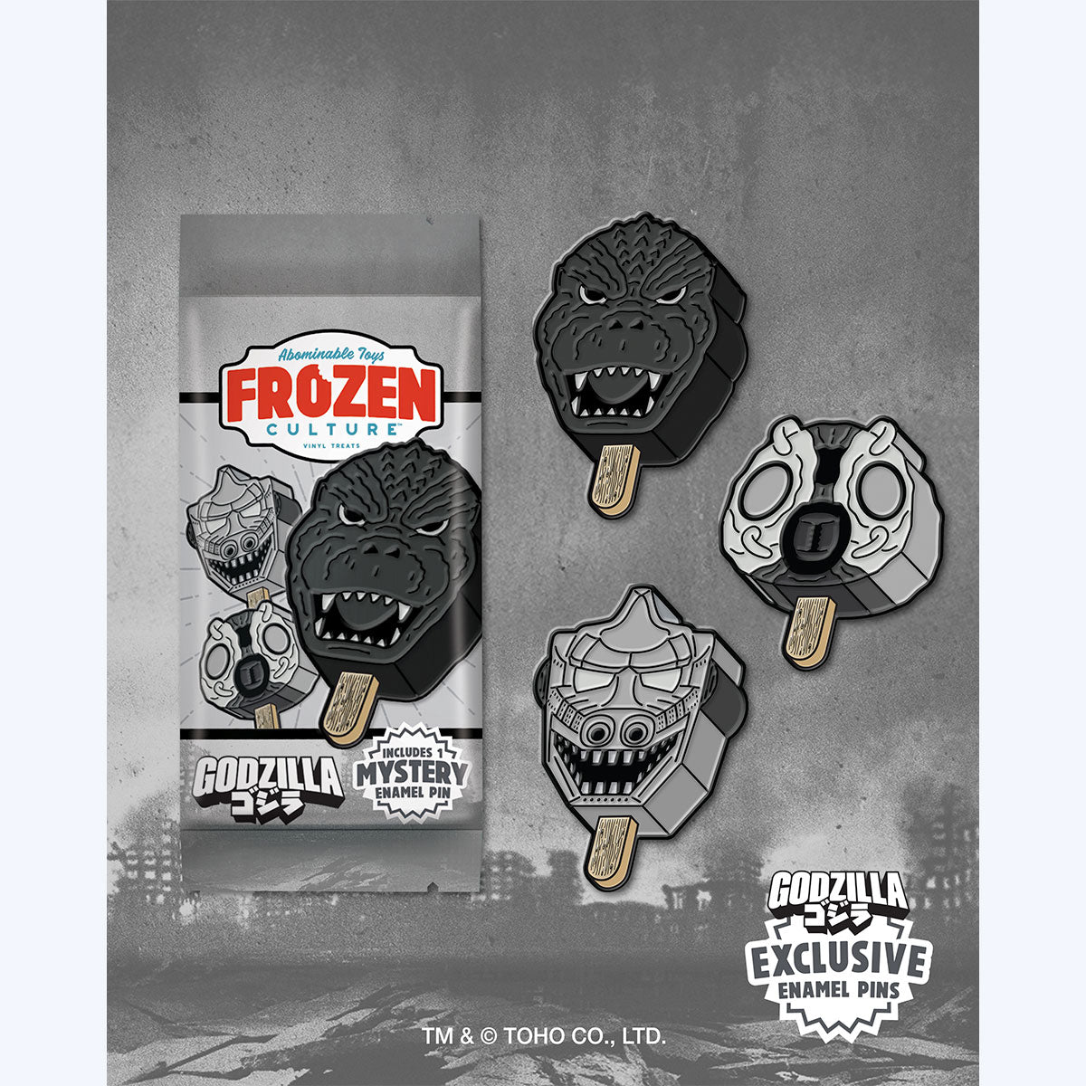 godzilla-x-frozen-culture-pin-set-emaille-schwarz-wei-3er image 2