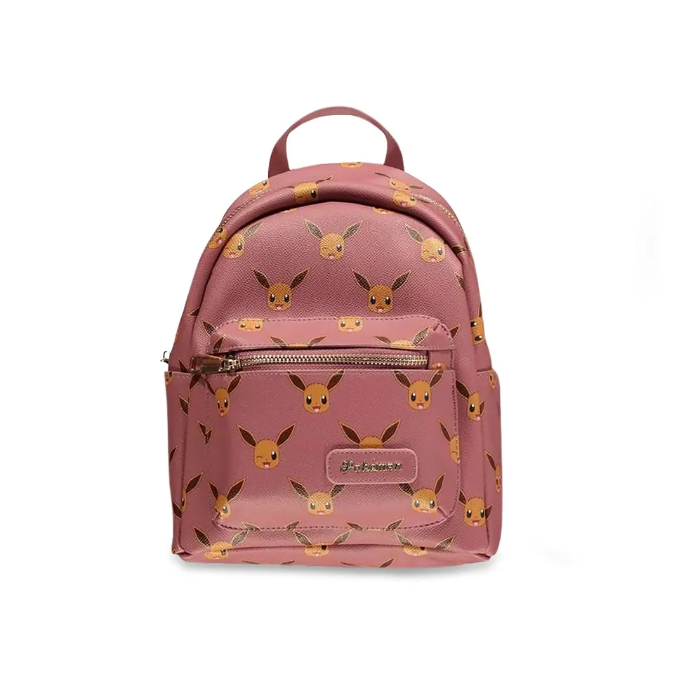 pokemon-evoli-mini-rucksack-tasche-beige-fan-merch image 1