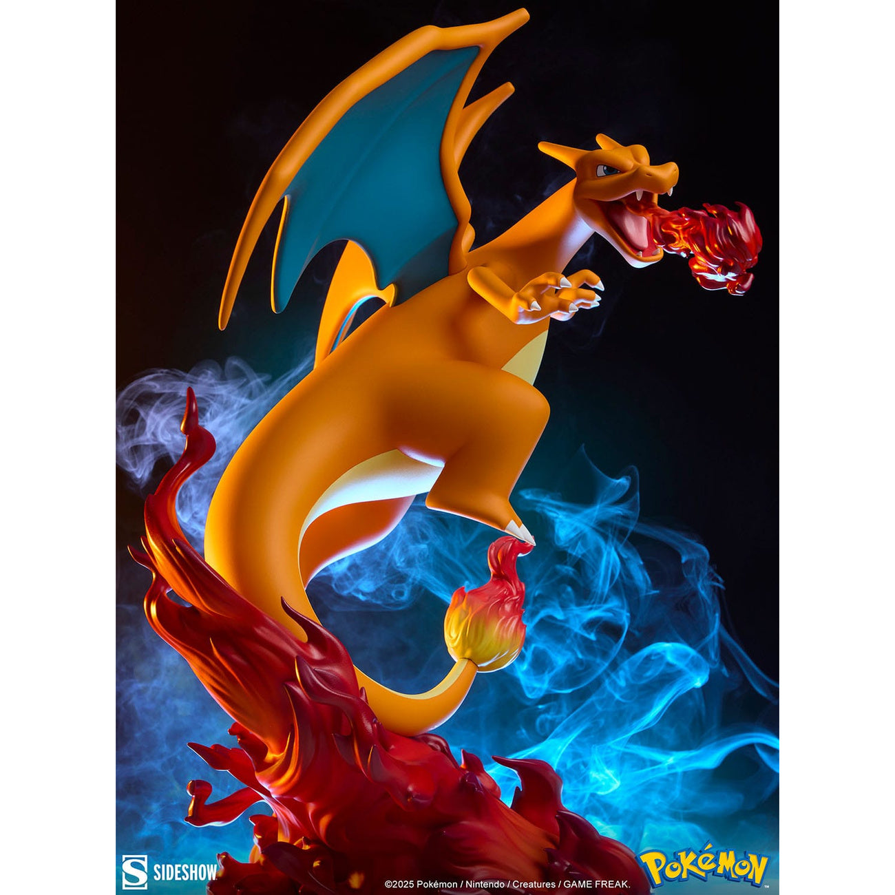 pok-mon-glurak-statue-47-cm-polystone-handbemalt image 2