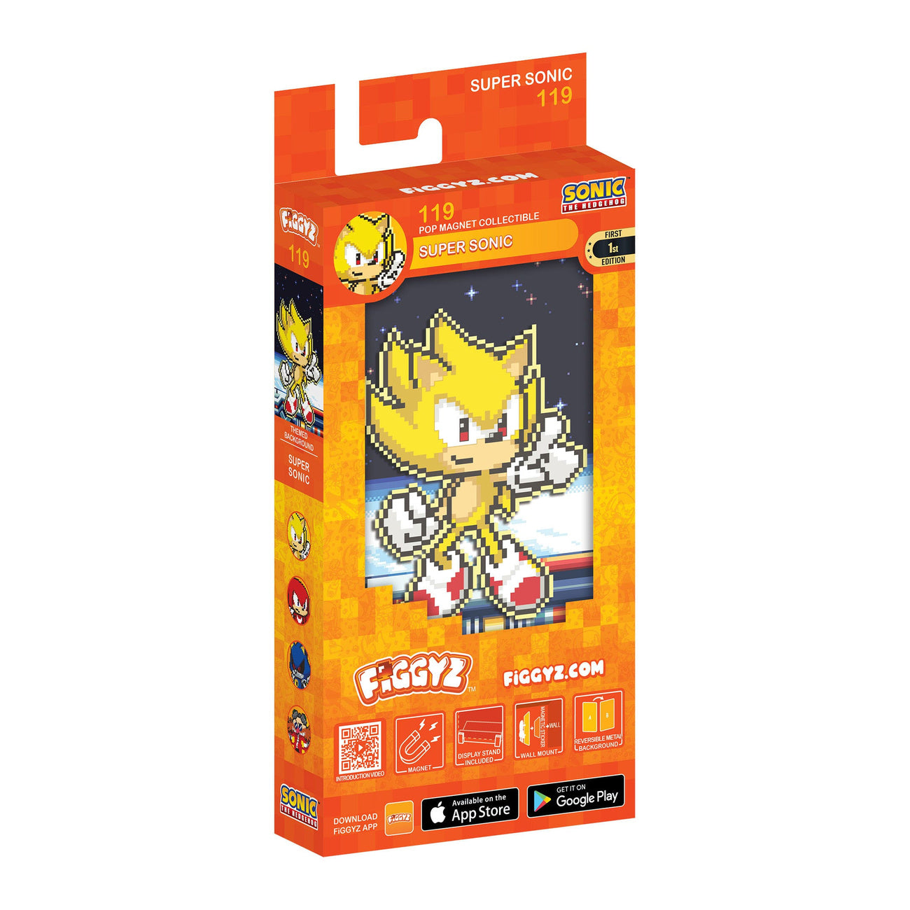 sonic-the-hedgehog-figgyz-super-magnet-sammelfigur-pixel image 2